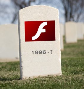 Adobe Flash Tombstone