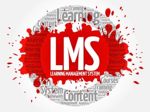 LMS features in a wordcloud