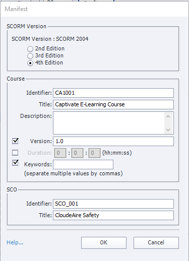 create scorm package adobe captivate create scorm package adobe captivate