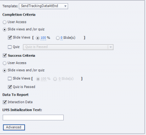 Adobe Captivate Reporting Preferences