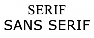 serif and sans serif. choosing the right font helps avoid an elearning disaster.